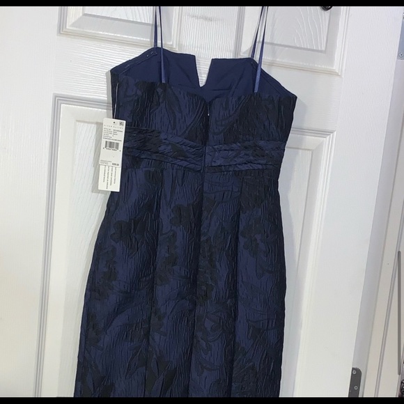 NWT Aidan Mattox Jacquard Mermaid Formal Gown - Size 0 - Picture 9 of 14